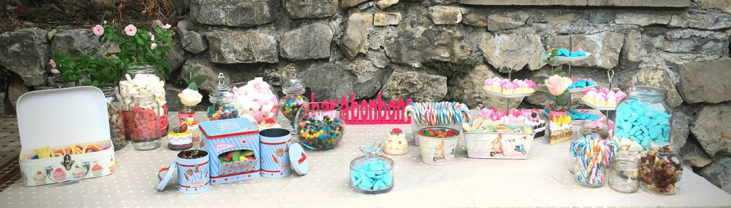 location de bar a bonbons vases et contenants fleurs de boheme