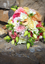 mariage champetre alpes maritimes bouquet de mariee
