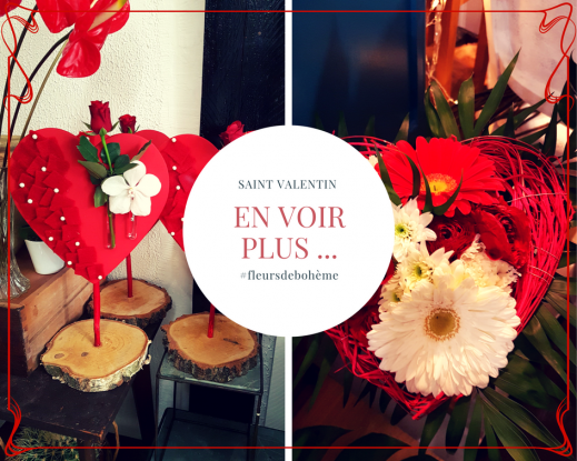 saint valentin bouquet roses