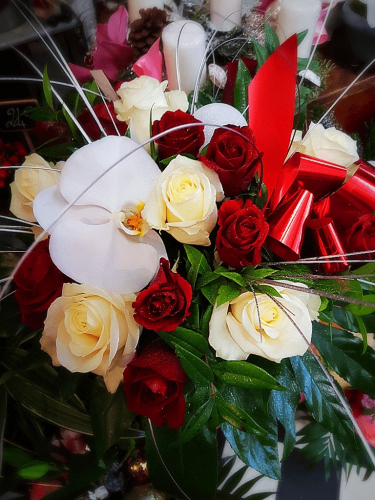 bouquet de roses pour la saint valentin fleurs de boheme