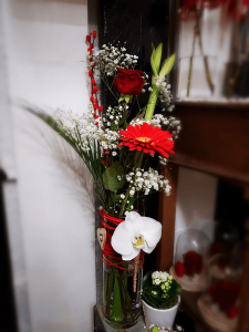 vase long fleurs fraiche