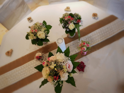 Trio centre de table boheme