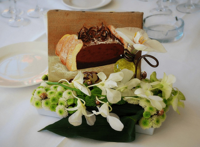 theme de mariage chocolat idee deco centre de table