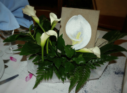 centre de tabgle theme fleurs sur la cote d'azur