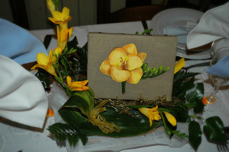 centre de table pour mariage fleuri alpes maritimes