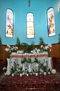 deco plantes et fleurs hotel eglise mariage