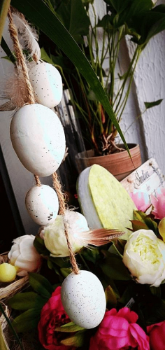 deco oeuf de paques chez fleuriste a saint laurent du var